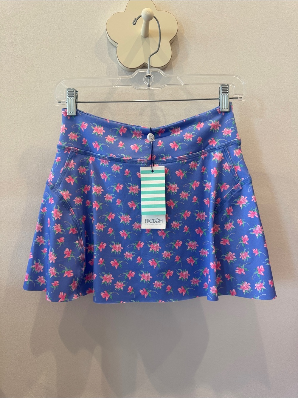 NWT Prodoh Girls Skort, Azalea Blooms Size M (10/12)